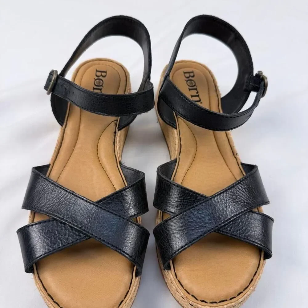 Born Women's Black Sandals